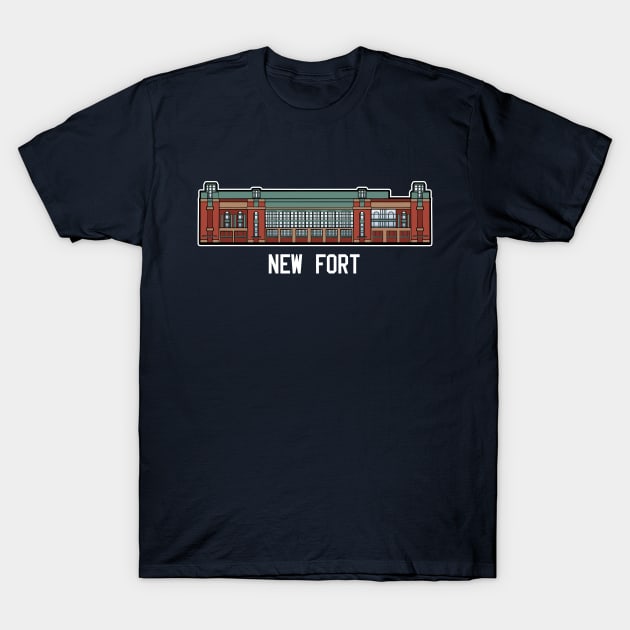 New Fort (Dark) T-Shirt by Lightning Bolt Designs